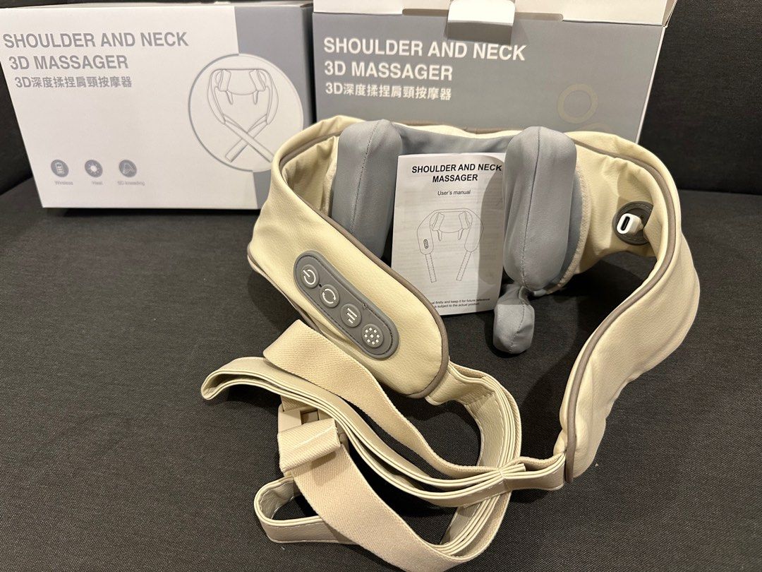 多件無線USB 3D 肩頸按摩器聖誕抽獎首選, 健康及營養食用品, 按摩紓緩用品- Carousell