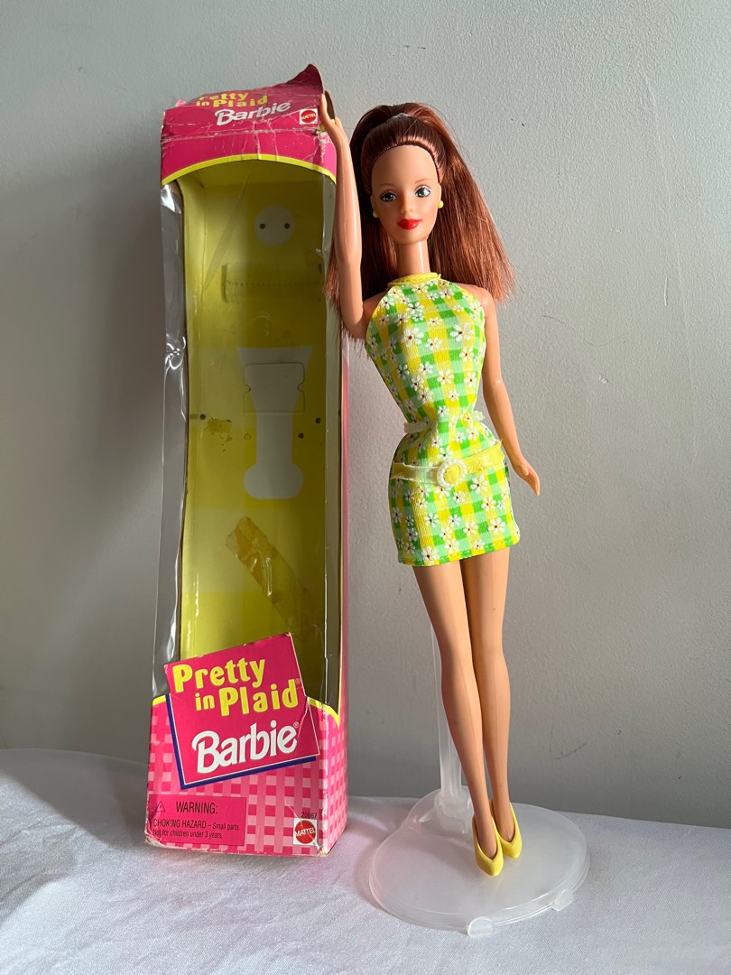 VINTAGE MATTEL BARBIE PRETTY IN PLAID 1998 (Defect), Hobbies & Toys ...