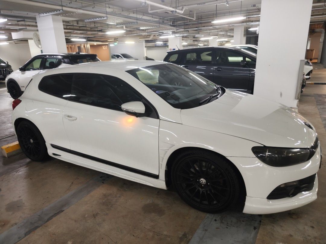 Volkswagen Scirocco 1.4 TSI DSG (A) (Category: Used Cars) located in Singapore. Submitted by kimiong (Listing ID 1403966790, Image 1). Description: Powerful1.4L turbo TSI engine producing 158bhp, 7 speed DSG with paddle shift, ABS, SRS airbags, side mirror indicators, multi function steering View specs of the Volkswagen Scirocco (2009-2017) Accessories Sports Rims, Large Screen Entertainment System, Premium Black Leather seat, Dual zone climatic 