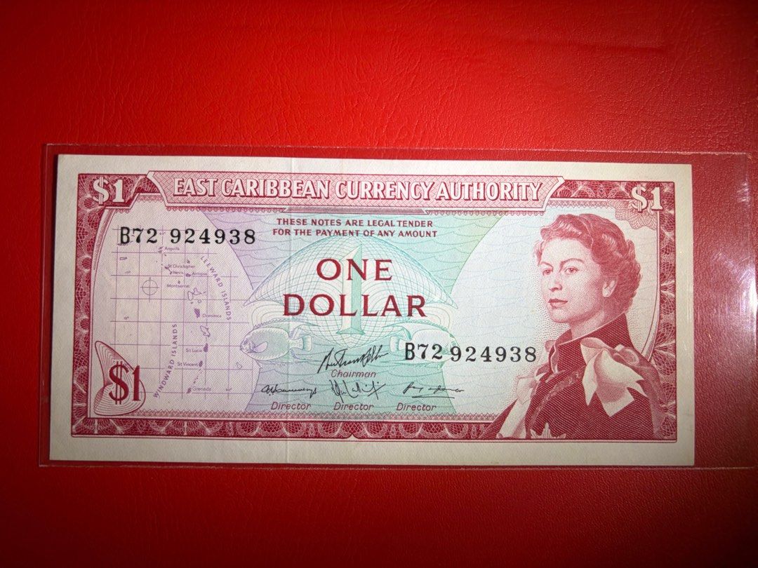 UNC）東加勒比海元一美元紙幣, 興趣及遊戲, 收藏品及紀念品, 錢幣- Carousell