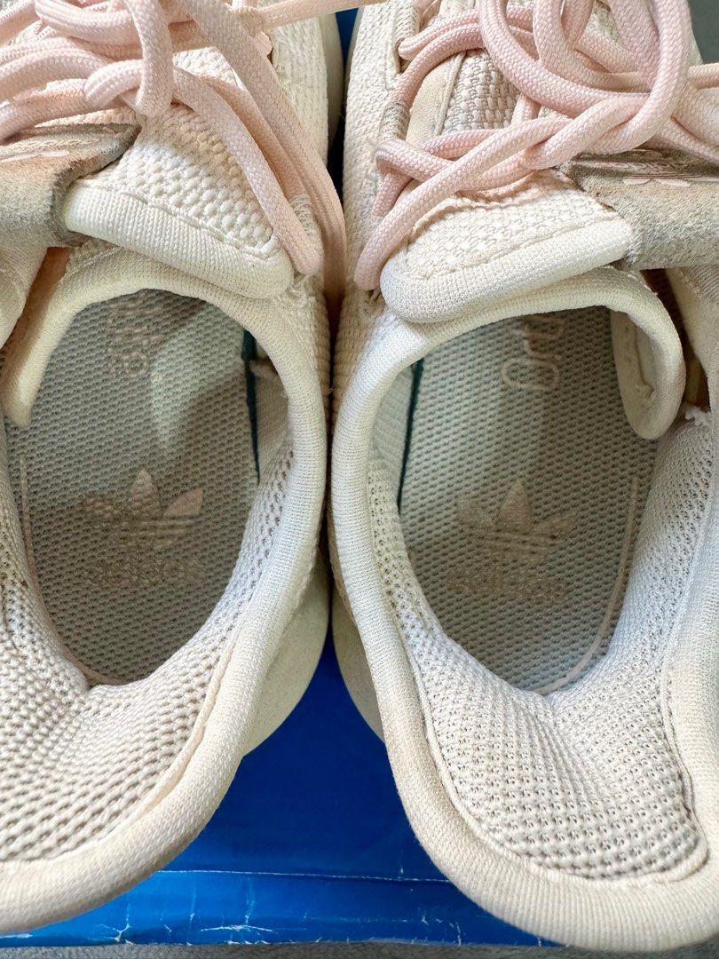 Adidas Tubular Shadow C - US 12K (Category: Babies & Kids Fashion) located in Dagupan City. Submitted by mraferrer (Listing ID 1404183232, Image 3). Description: Adidas Tubular Shadow C shoes in white with pink laces. Size US 12K.