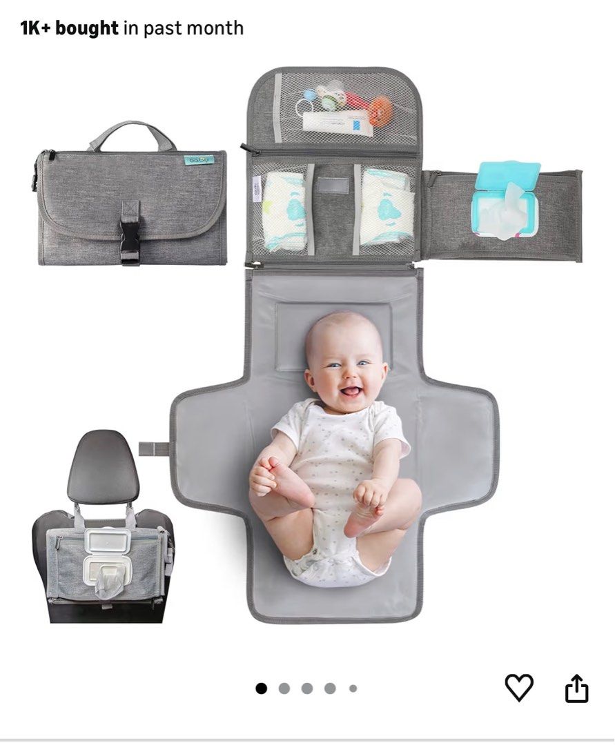 Baby Changing Pad with Built-in Pillow (Category: Changing Mats & Accessories) located in Muntinlupa City. Submitted by zaia_k (Listing ID 1404255221, Image 1). Description: Shipped from USA - brand new, No box Purchased: php. 2500 Selling: 1800.
