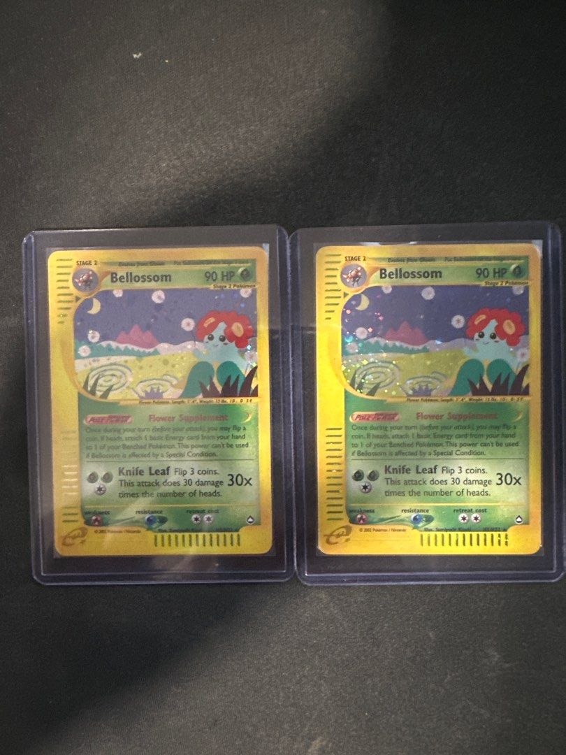 near mint pokemon card example Pokemon Card Bellossom Lv.36 No.182 Old Back Holo Rare MINT-NM Japanes