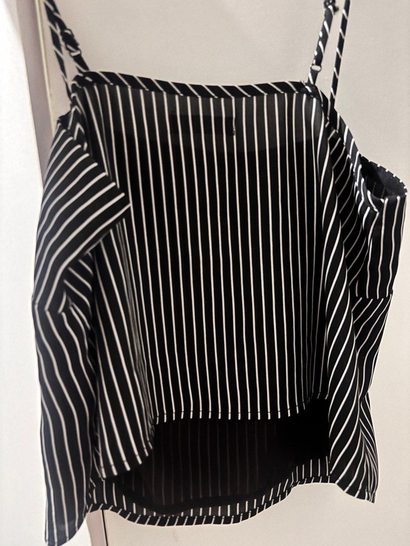 Black Striped Top (Category: Blouses) located in Manila. Submitted by clothesoft (Listing ID 1404204871, Image 3). Description: .