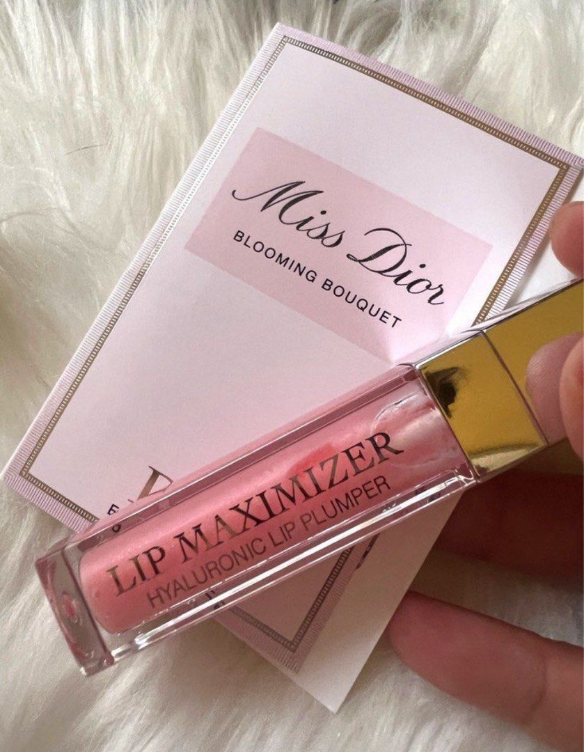 Dior Lip Maximizer and Beauty Pouch (Category: Makeup) located in Angeles City. Submitted by beautyforkeeps (Listing ID 1404254574, Image 3). Description: NWOB Dior Lip Maximizer Hyaluronic Lip Plumper and GWP beauty dior beauty pouch! With free Blooming bouquet 1ml spray. 🇺🇸💯authentic MOP: BPI/ Gcash Additional shipping fee.