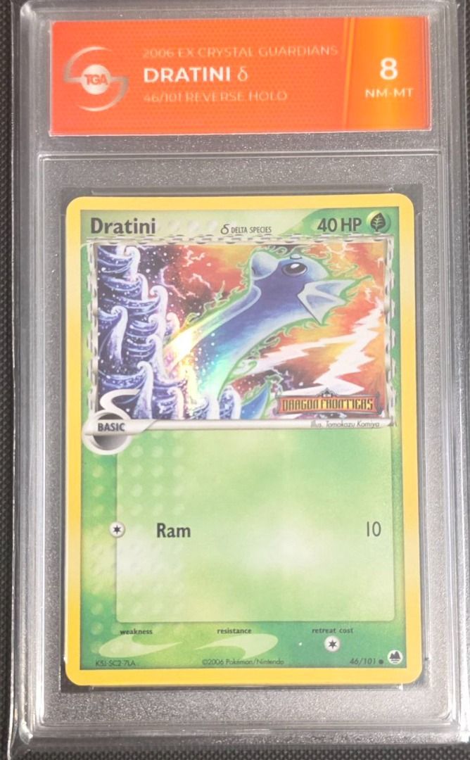 Dratini #46 Reverse Holo - Pokemon Vintage (2006) EX Dragon Frontiers ...