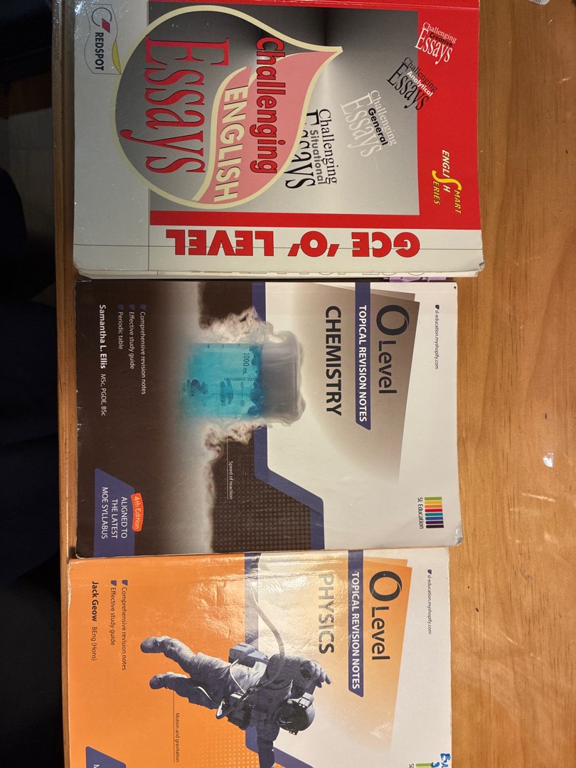 GCE O Level Revision Notes - Chemistry, Physics, English Essays ...