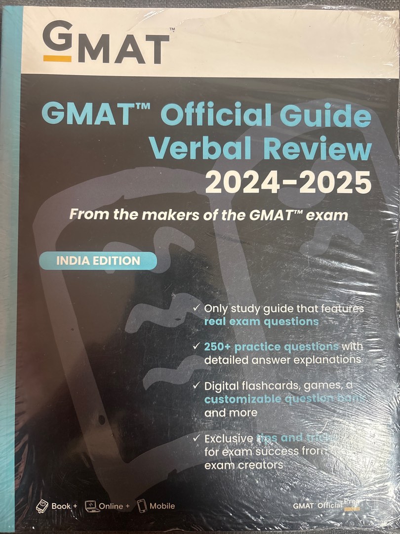 GMAT Official Guide Verbal Review 20242025, 興趣及遊戲, 書本 & 文具,