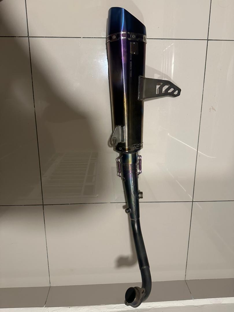 Gp Racing Xmax GP Racing FULL Titanium Exhaust system XMAX v1/v2/v3, Motorcycles ...