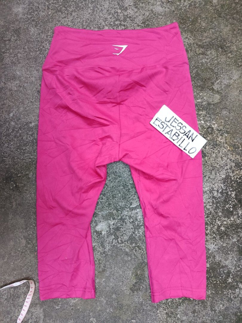 Gymshark Training Cropped Leggings Pink (Category: Activewear) located in Concepcion. Submitted by lowkeythrifter.ph (Listing ID 1404180948, Image 2). Description: Gymshark Training Cropped Leggings On tag: Medium Excellent Condition See pics for actual measurements 3️⃣9️⃣9️⃣ + 9️⃣5️⃣ ✈️ Gcash / Palawan, Payment First. Bawal sa Maselan, PM if Interested. 1st to Pay God bless....