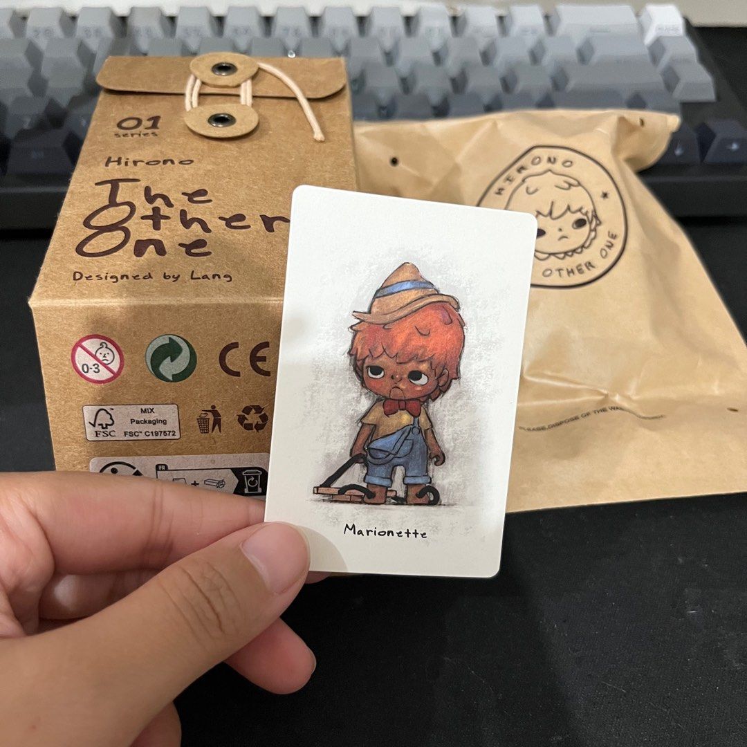Hirono The Other One MARIONETTE (Category: Designer & Blind Box Toys) located in Cavite. Submitted by vantebles (Listing ID 1404297846, Image 1). Description: rfs: dupe sealed plastic, box opened neatly below.
