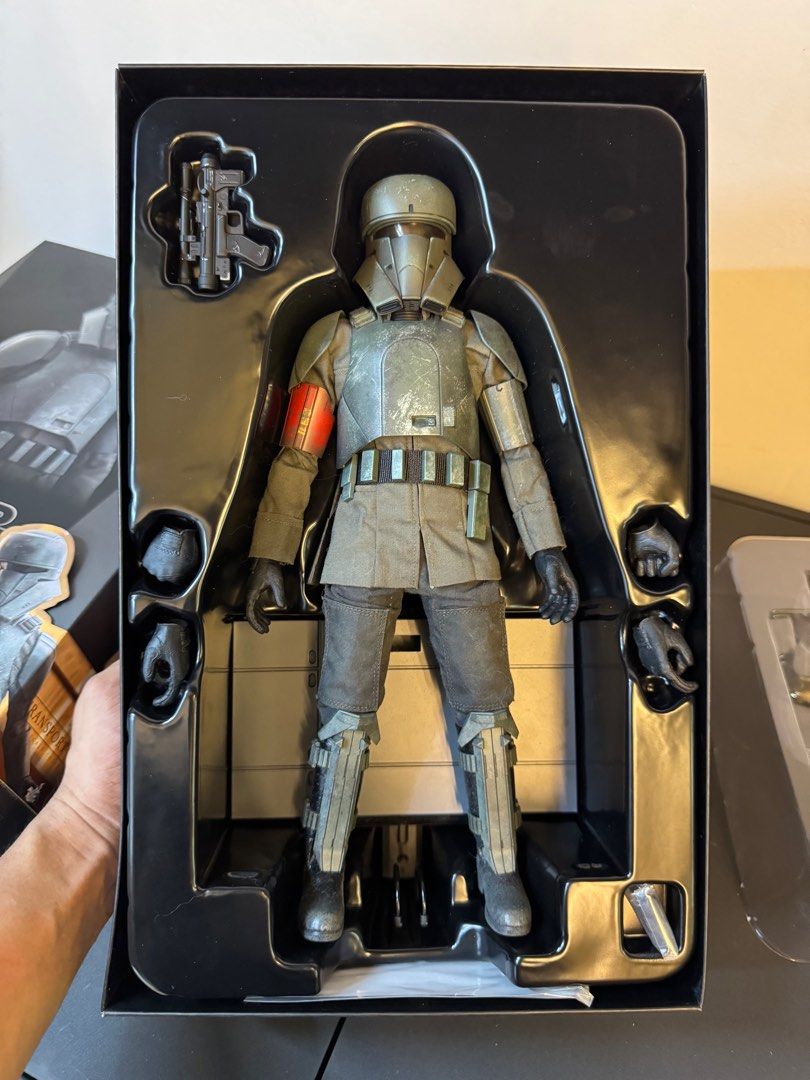 Hot toys StarwarsTransport Trooper (Category: Figurines & Statues) located in Pasay City. Submitted by superman_991 (Listing ID 1404319219, Image 2). Description: Hot toys StarwarsTransport Trooper 1:6 Scale BIB, Complete no issue, Box 8/10 Price 7.5k Only Location Paranaque Payment Gcash/Bpi Shipping Lalamove/Lbc Buyers Risk / Fee ‼️Seller is not responsible for: lost, stolen, or damaged packages..