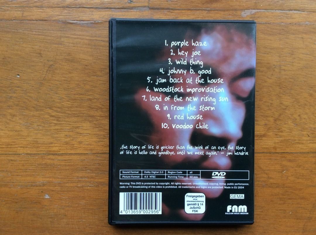 Jimi Hendrix DVD (Category: CDs & DVDs) located in Silang. Submitted by lorenzo0000 (Listing ID 1404251844, Image 2). Description: Jimi Hendrix DVD In Excellent Condition.
