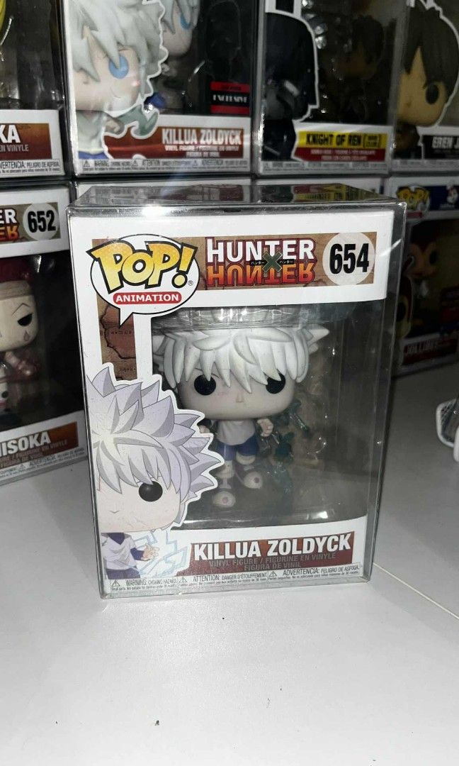 Killua funko pop (Category: Designer & Blind Box Toys) located in Cabanatuan. Submitted by certifiedprelovedbyge (Listing ID 1404362840, Image 1). Description: FOR SALE ONLY MOP : Gcash Loc : Cabanatuan, Nueva Ecija Courier : J&T / LBC.