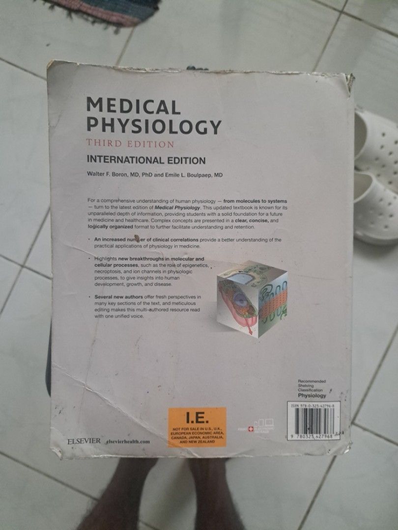 Medical Physiology 3rd edition (Category: Textbooks) located in Davao. Submitted by rohith2002 (Listing ID 1404208188, Image 3). Description: Medical Physiology is a new, full-color, comprehensive textbook designed for modern medical school courses in human physiology. The most up-to-date and beautifully illustrated text on the market, it has a strong molecular and cellular approach, firmly relating the molecular and cellular biological underpinn