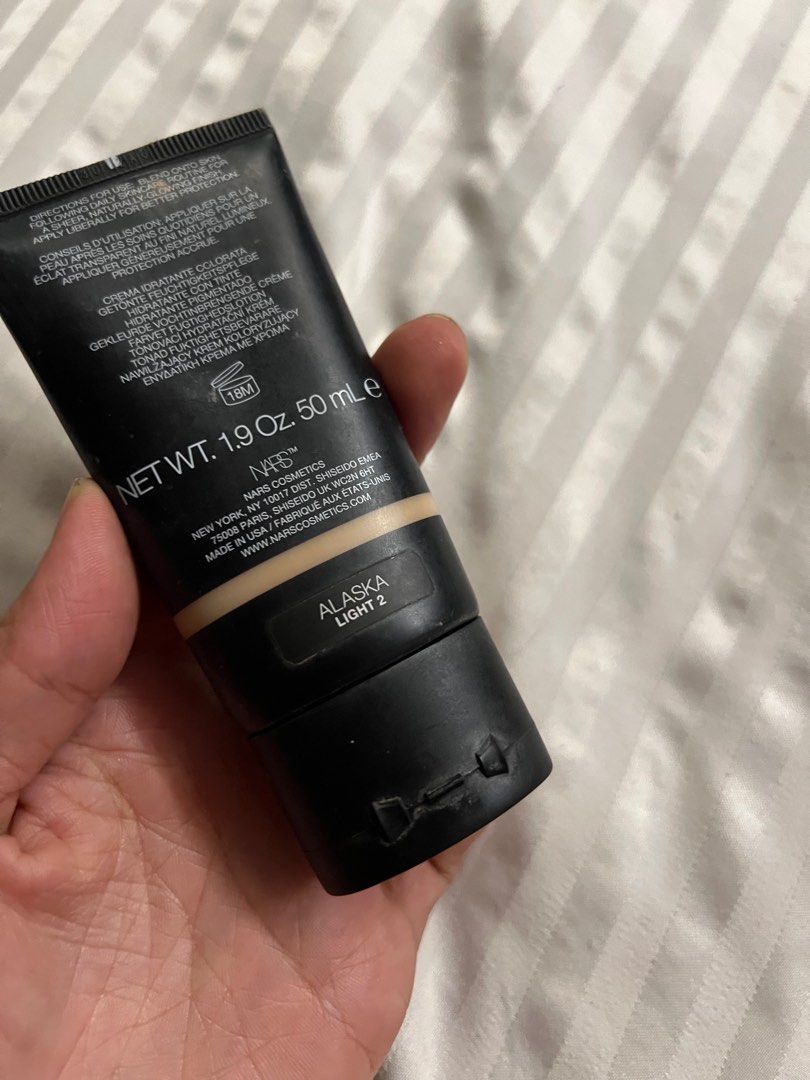 Nars Pure Radiant Tinted Moisturizer (Category: Makeup) located in Cainta. Submitted by rsshopacc (Listing ID 1404299318, Image 2). Description: Perfect for light make up days 80% left Not my shade, but lightweight! Rfs: decluttering!.