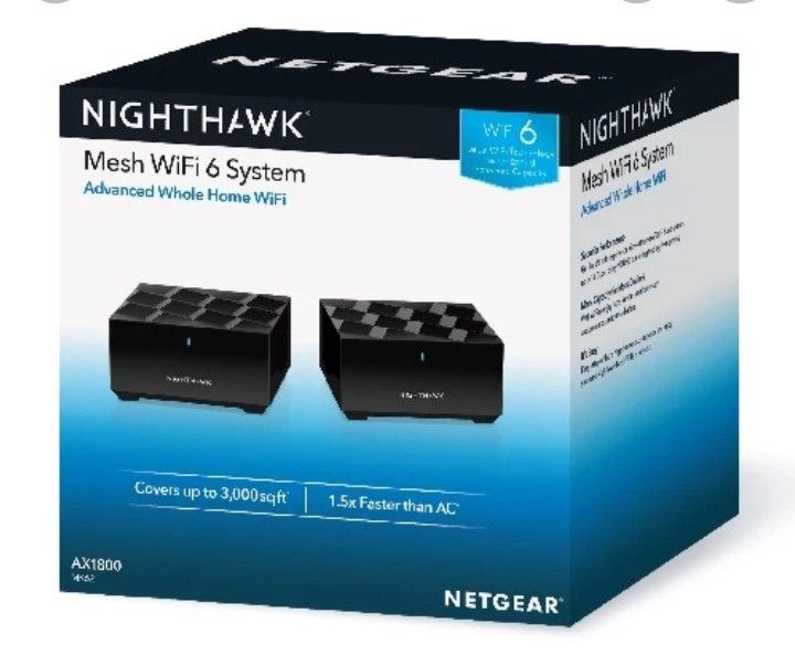 NETGEAR Nighthawk Mesh WiFi 6 System AX1800, Computers & Tech, Parts ...