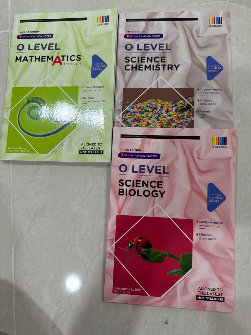O Level Topical Revision Notes - Mathematics, Chemistry, Biology ...
