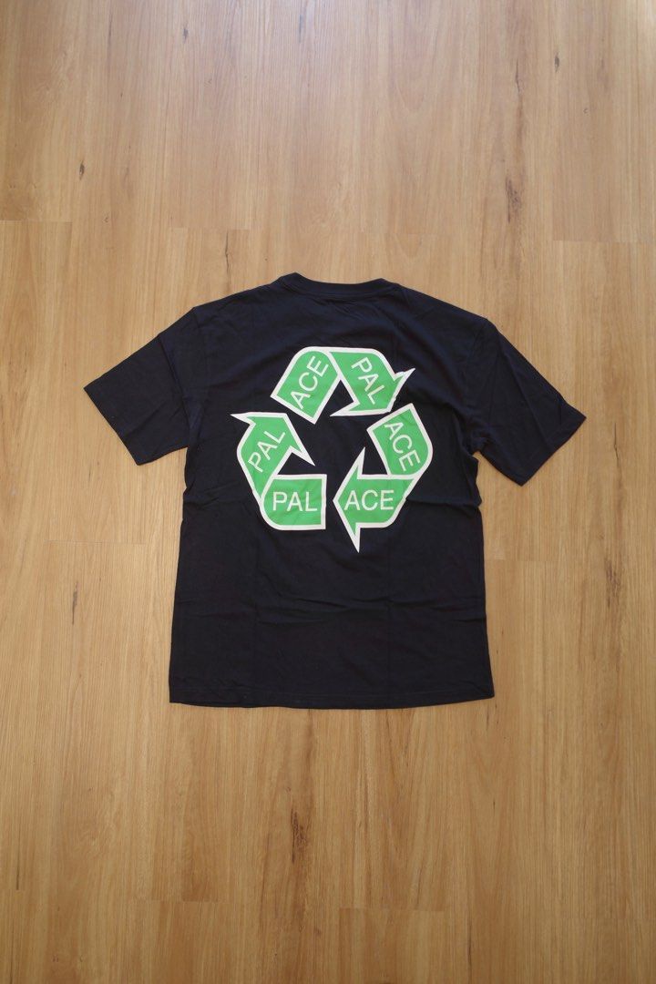 Palace P-Cycle T-Shirt (Black) (Category: Tshirts & Polo Shirts ) located in Quezon City. Submitted by rinse___repeat (Listing ID 1276215640, Image 2). Description: Palace P-Cycle T-Shirt (Black) Any fans of Palace, recycling, or both will rejoice for the P-Cycle T-Shirt in black due to its environmentally friendly coloured print. Better for the planet, but not for your wallet. Size L Pit to pit 22.5” / Length 30.5” Gently used Minimal color tran