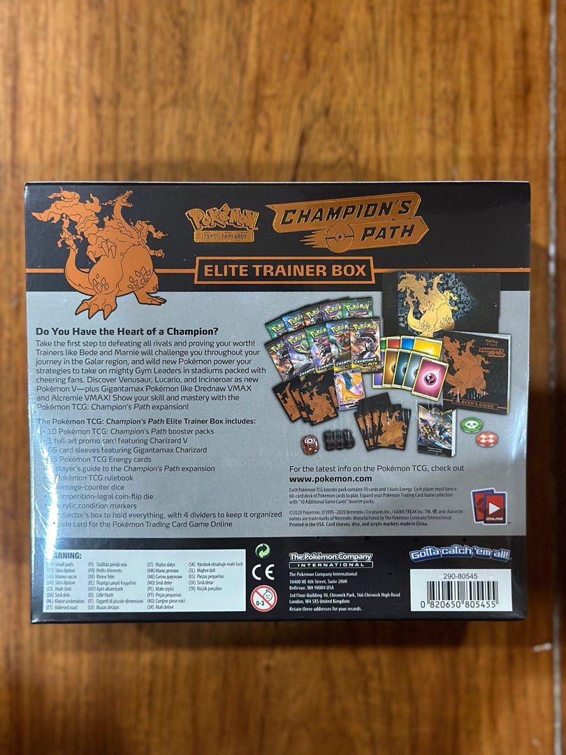Pokemon Champions Path Elite Trainer Box (Category: Card Boxes & Cases) located in Muntinlupa City. Submitted by stark880 (Listing ID 1404218568, Image 2). Description: Sealed Champion’s Path Elite Trainer Box Prices may change w/o prior notice.