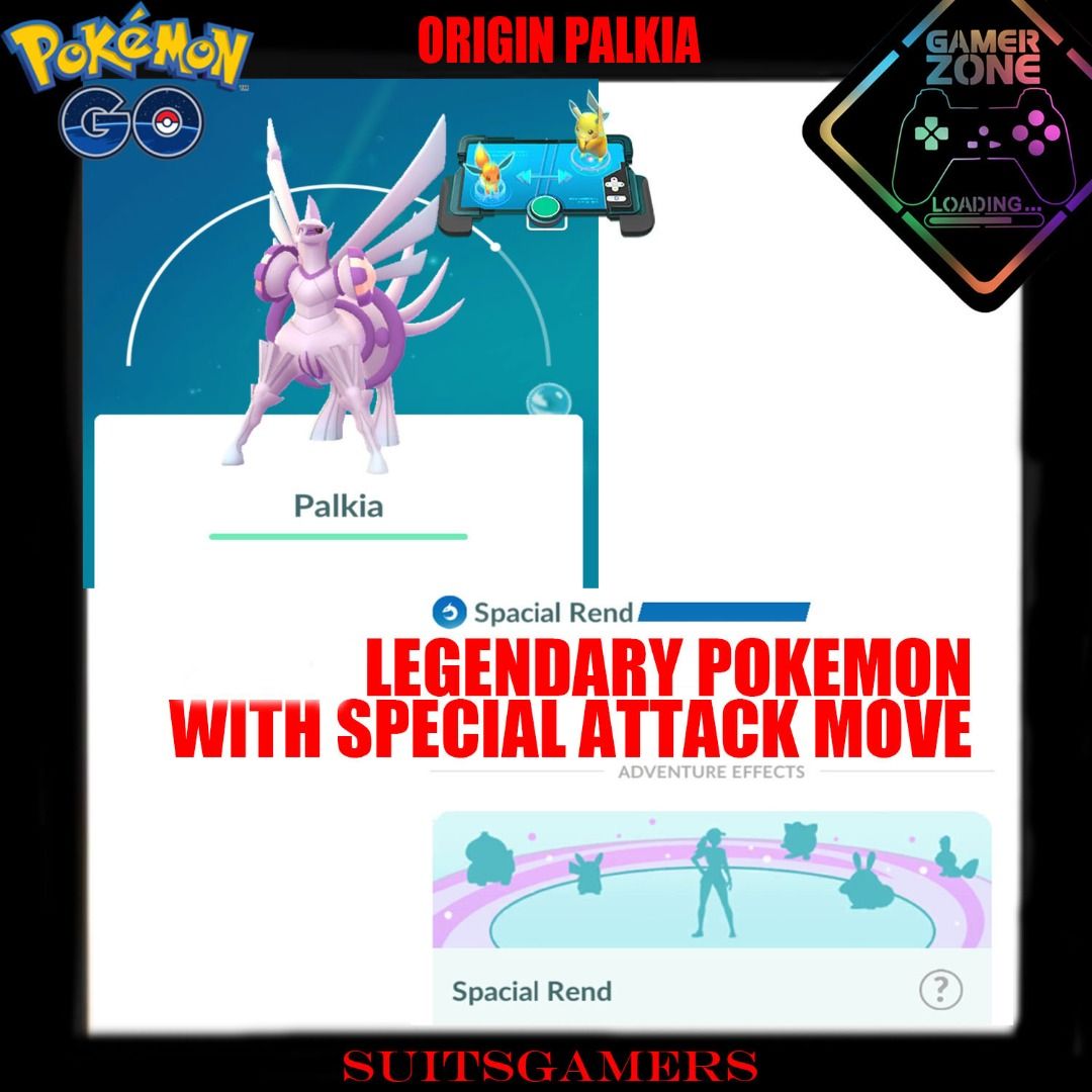 Pokemon GO - Origin Palkia with Spacial Rend [LEGENDARY POKEMON/SPECIAL ...