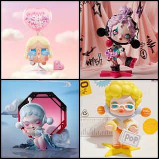 POP MART : Skullpanda Baby 舒花 / 卷草, Hobbies & Toys, Toys