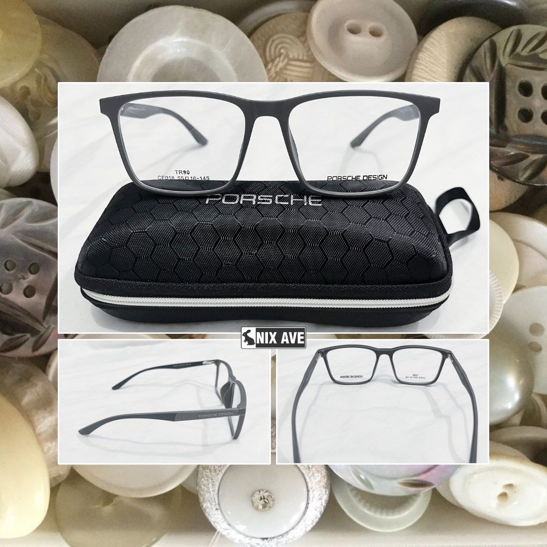 Porsche Design P8328 Eyeglasses (Category: Sunglasses & Eyewear) located in Quezon City. Submitted by abubutsko (Listing ID 1404207725, Image 2). Description: Porsche Design P8328 Eyeglasses — yours for only ₱1,299 👓 Available colors: matte black, matte gray, glossy black 💎 High-quality stainless temples 📦 Includes hard case & cleaning cloth 💐 Sleek, minimalist, and comfortable for long use 📍 Cubao, QC 🚚 Shipping via Lalamove / J&T 🤝 Meetu