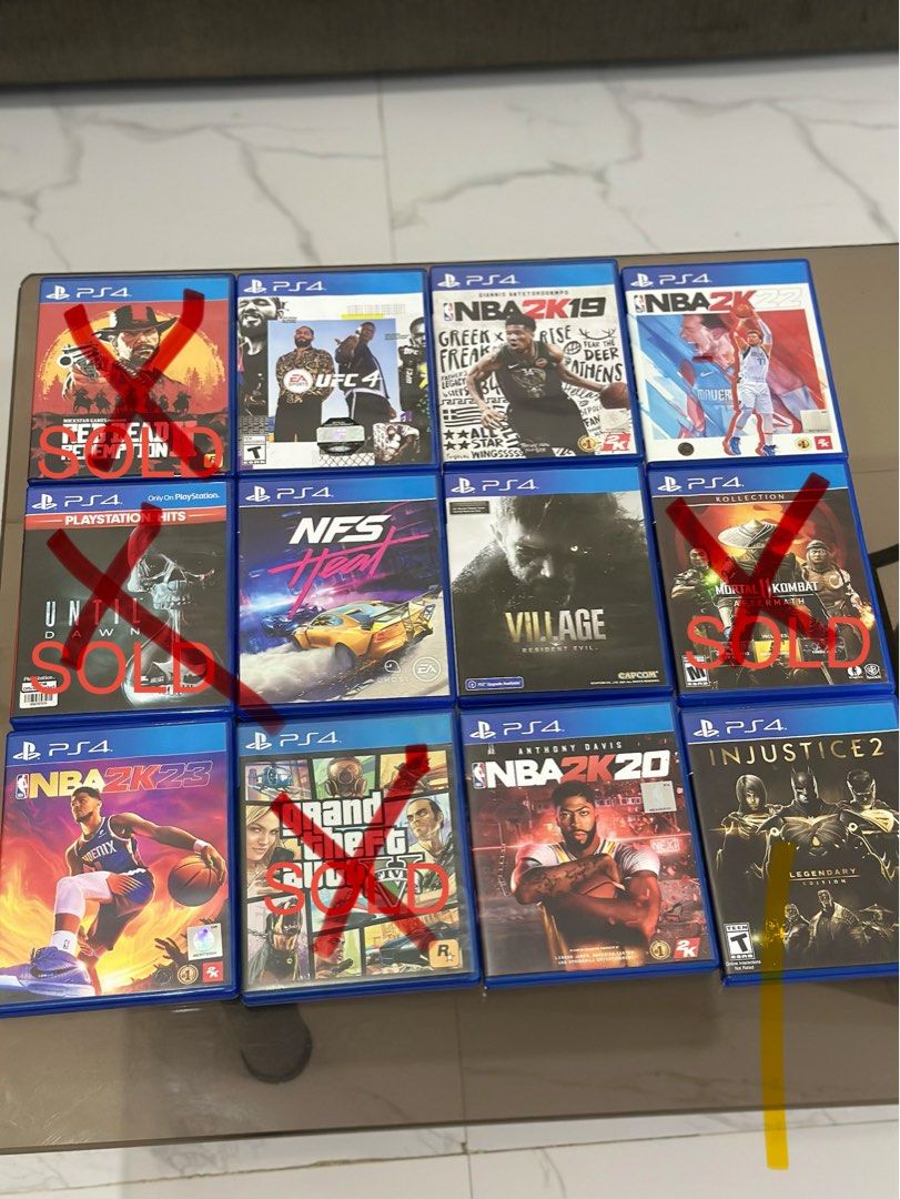 PS4 Games - Red Dead Redemption 2, NBA 2K, GTA V (Category: PlayStation) located in Valenzuela. Submitted by merlott (Listing ID 1402208759, Image 1). Description: FOR SALE PS4 GAMES RFS SWITCHED TO PS5.
