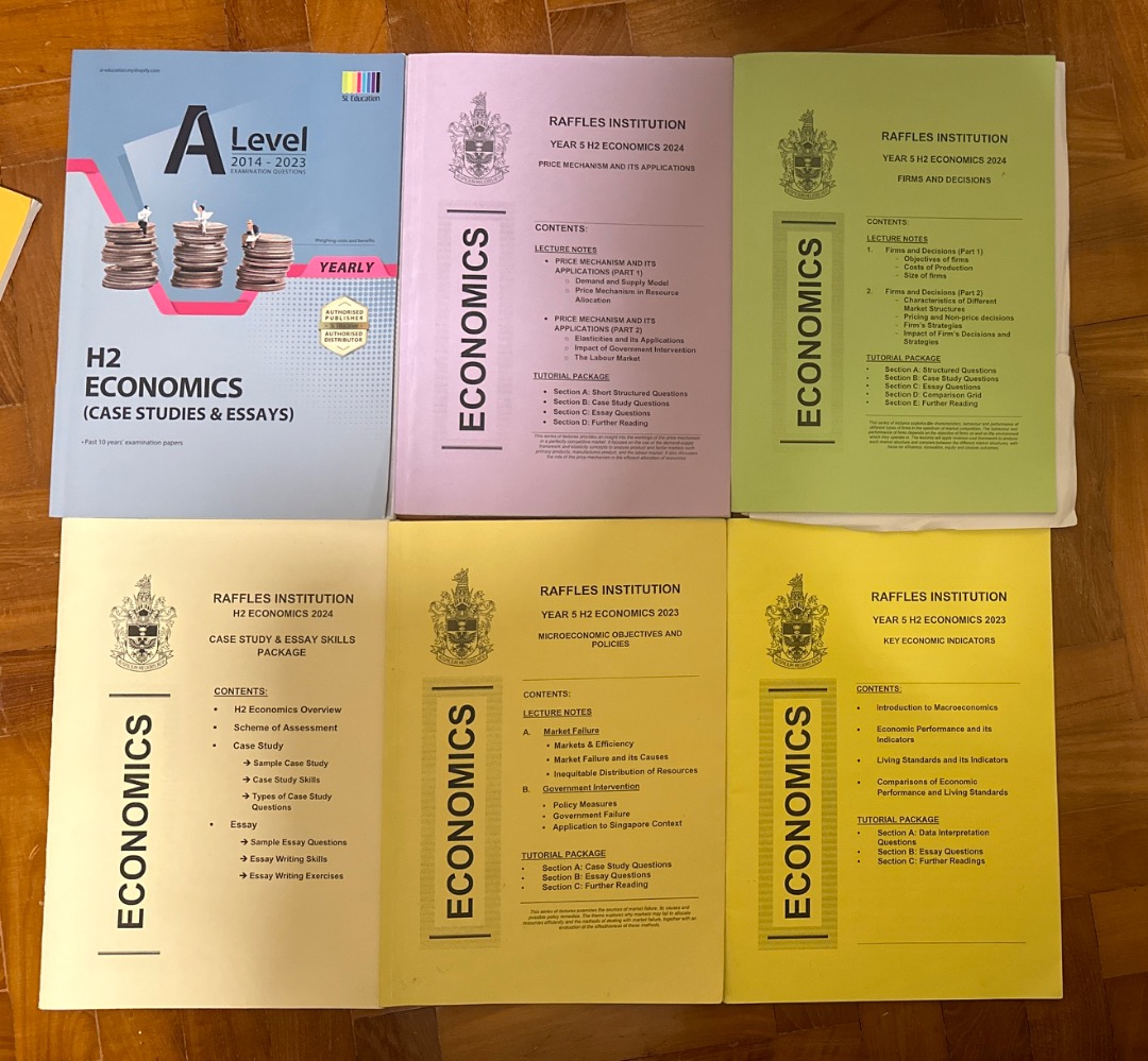 Raffles Institution H2 Economics Notes, Hobbies & Toys, Books ...
