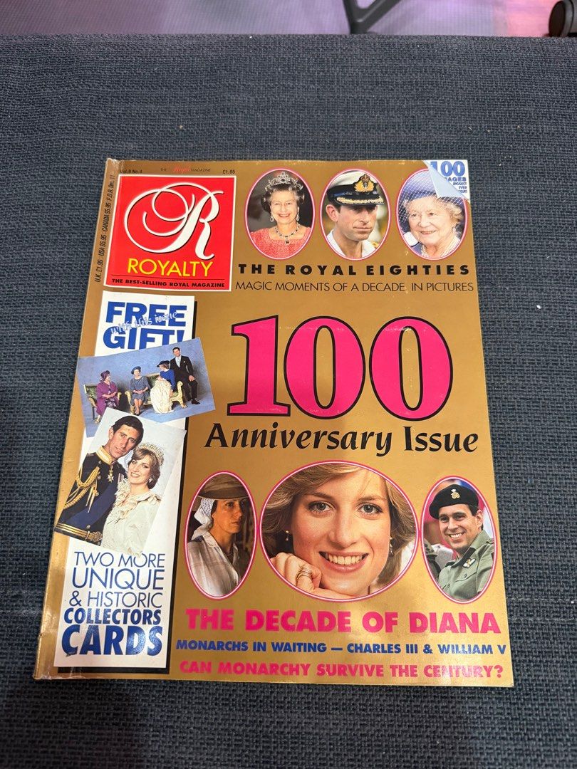 Royalty Magazine The Royal Eighties Anniversary Issue Hobbies Toys