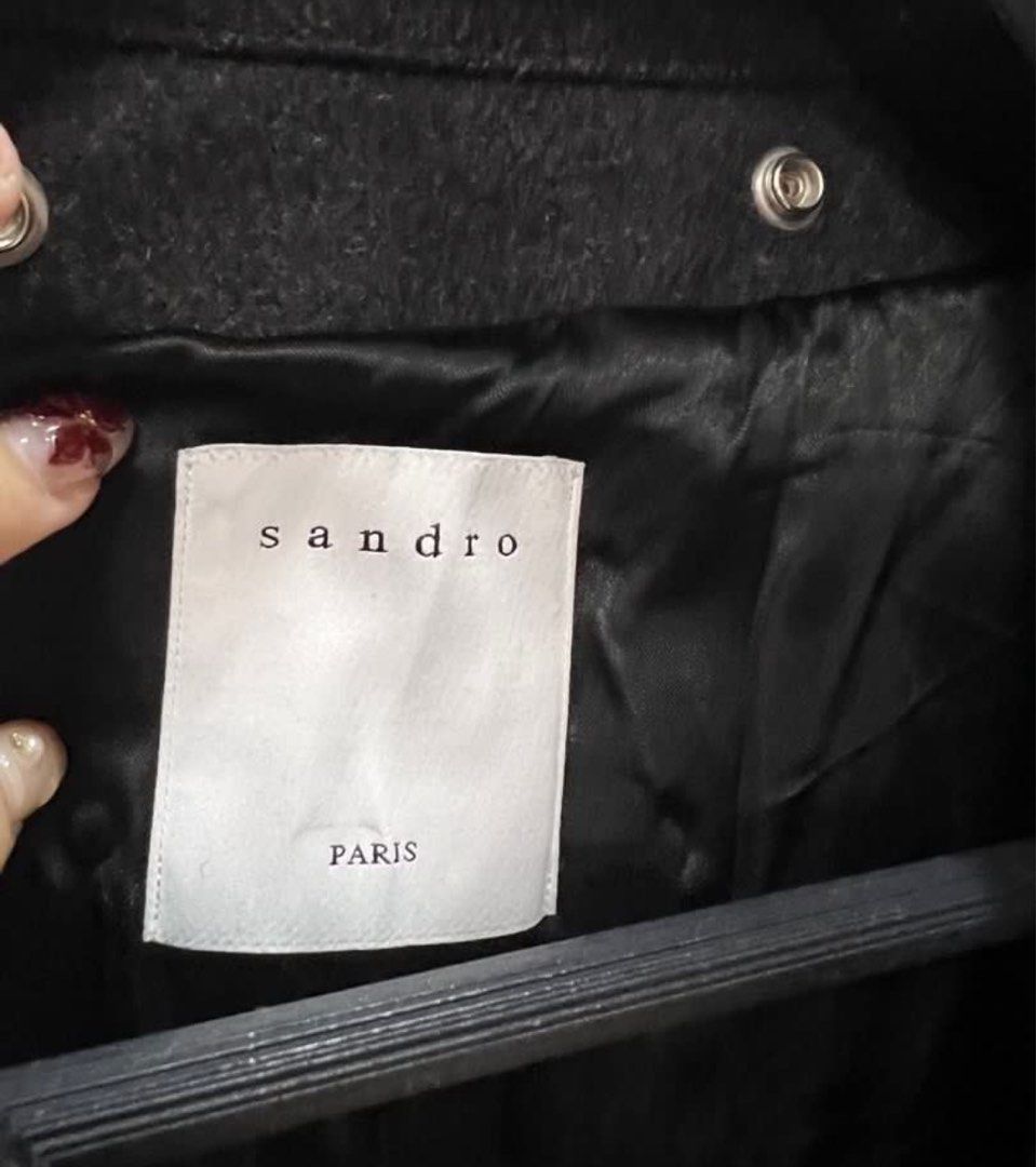 Sandro Paris Gray Unisex Bomber Jacket (Category: Coats, Jackets and Outerwear) located in Cainta. Submitted by chainm (Listing ID 1404194898, Image 2). Description: Fits Small - Semi Large.