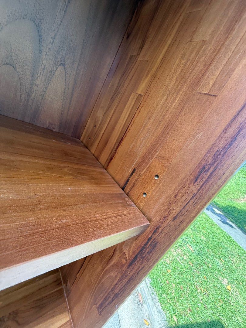 Solid teak free delivery Latest model Scanteak with veneer ply back ...