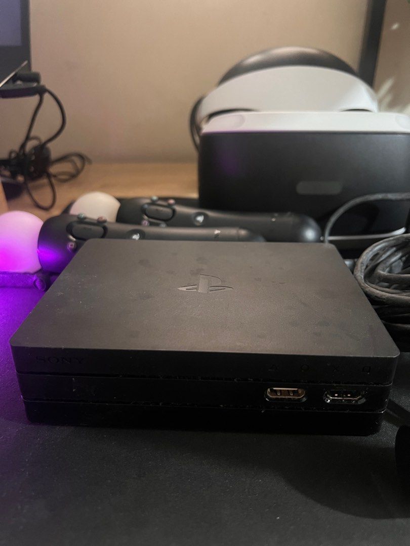 Sony PlayStation VR Bundle (Category: Virtual Reality) located in Quezon City. Submitted by lsy00.whale (Listing ID 1404232287, Image 3). Description: - Complete Sony PlayStation VR bundle - Includes: VR headset, 2 motion controllers, camera, and all cables - Ready to plug and play - Experience immersive gaming! - No manual included, but you can search it up online. .