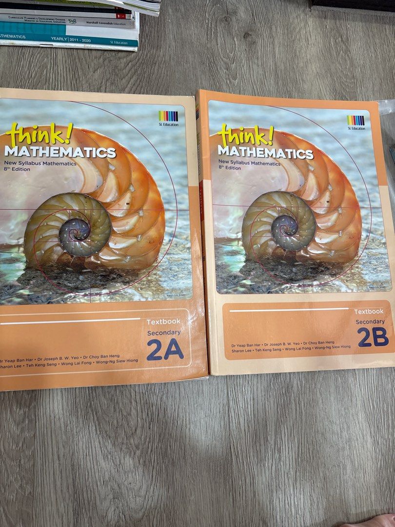 Think! Mathematics Textbook Secondary 2A & 2B, Hobbies & Toys, Books ...