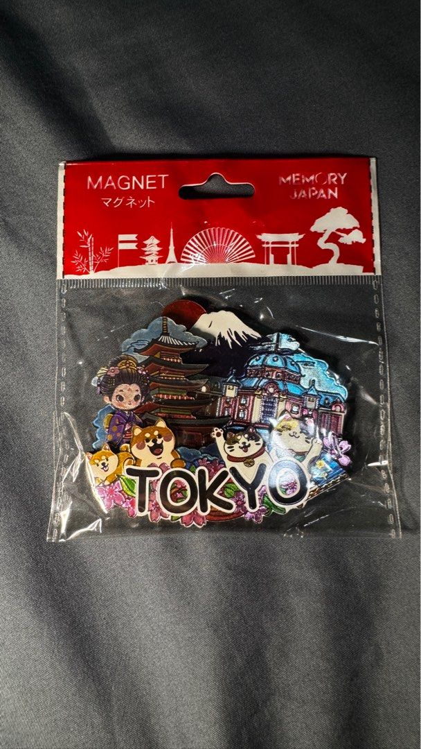 Tokyo Refrigerator Magnet Souvenir (Category: Vintage Collectibles) located in Angeles City. Submitted by emlcena (Listing ID 1404344370, Image 2). Description: Price: ₱150 + SF • Bought in Tokyo •Good for display! •Buyer will shoulder SF. •Payment first before shipping. •Strictly NO COD/COP. MOD: LBC / J&T MOP: GCash / BDO / BPI *I can only book a LalaMove for areas nearby Sampaloc, Manila beyond 6PM on weekdays..