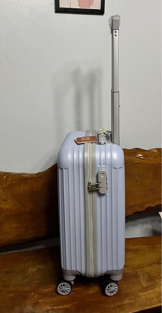 Travel Basic 20 inches hand carry luggage (Category: Luggage) located in Manila. Submitted by danifortuna (Listing ID 1404302776, Image 2). Description: 20 inches Light blue.