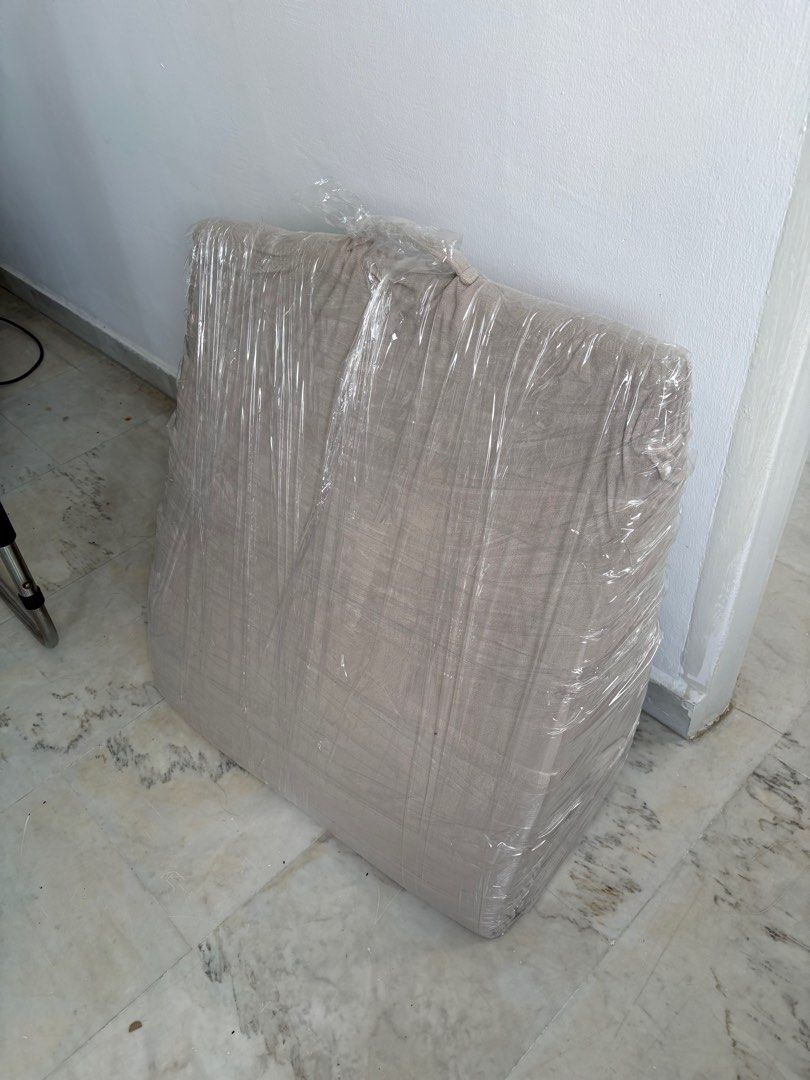 Triangular backrest (Category: Cushions & Throws) located in Singapore. Submitted by ajgnin (Listing ID 1404334988, Image 1). Description: Good for those who are bedridden, or even to use as an additional back support on sofa or bed. Have been cling wrapped for hygiene purposes. .