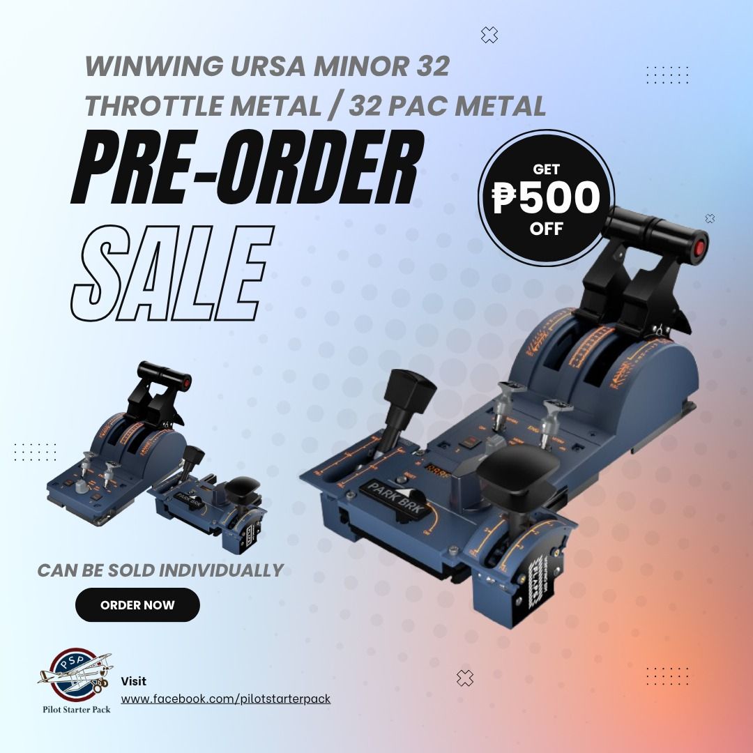 WINWING URSA MINOR 32 Throttle Metal / 32 PAC Metal, Video Gaming ...