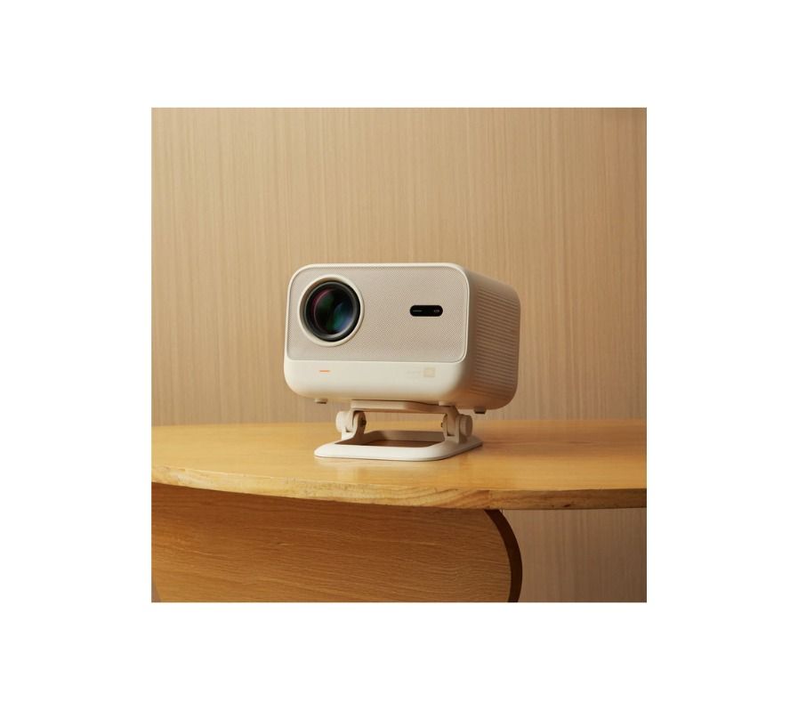 Yaber Projector L2 Plus with JBL Speakers (Category: Projectors) located in Taguig. Submitted by urbangizbyinfomax (Listing ID 1404266881, Image 1). Description: Yaber projector features a sleek design and includes JBL speakers for enhanced audio. It comes with a stand for easy setup and adjustment. The projector is shown projecting onto a screen, making it ideal for home entertainment. It has multiple ports for connectivity and a clear lens for 