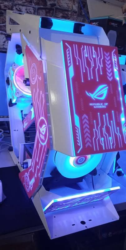 2 UNIT OF GAMING PC ☺️ (SYSTEM UNIT ONLY) (Category: Desktops) located in Caloocan City. Submitted by royalstone-0ef8 (Listing ID 1404564467, Image 1). Description: 🕹️WELL MAINTAINED 🕹️GOOD CONDITION 🕹️FIRST OWNER HERE UNIT #1 CYBORG WHITE 📍CPU-AMD Ryzen 5 PRO 4650G with Radeon Graphics(3.70GHz) 📍MOBO: Biostar A320MH version 6.7 Installed 📍RAM: 1 16gb T-Force VulcanZ 2400MT/s DDR4 📍Storage SSD: Samsung 870 EVO 1TB SATA 2.5" internal SSD 📍