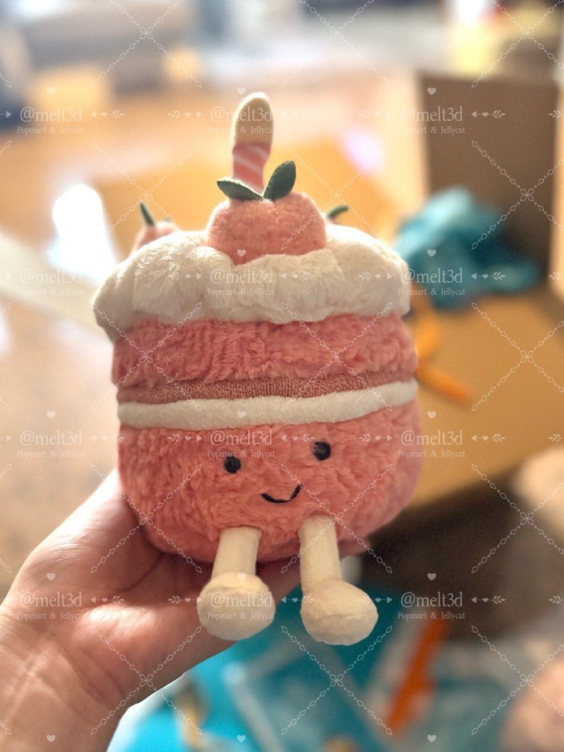 Instock 🎀 Authentic Jellycat Melbie Peach cake shanghai exclusive