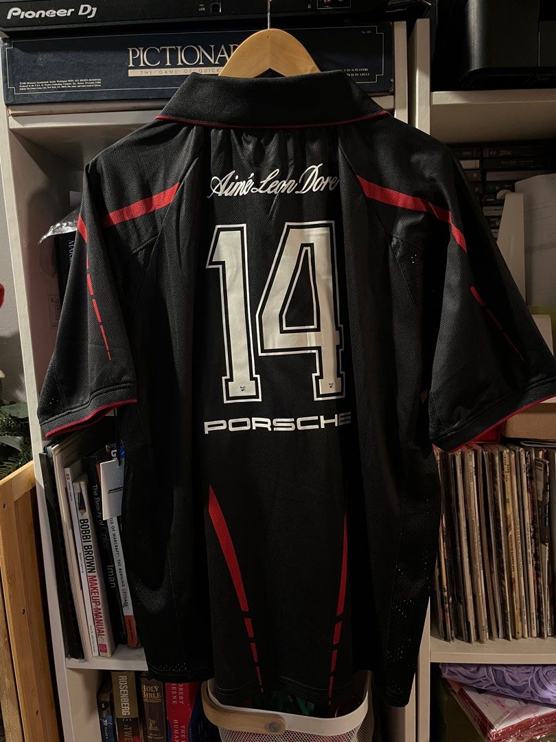 Aime leon dore x Porsche jersey (Category: Tshirts & Polo Shirts ) located in Makati City. Submitted by thankyoupayme (Listing ID 1404437173, Image 2). Description: 23x28.