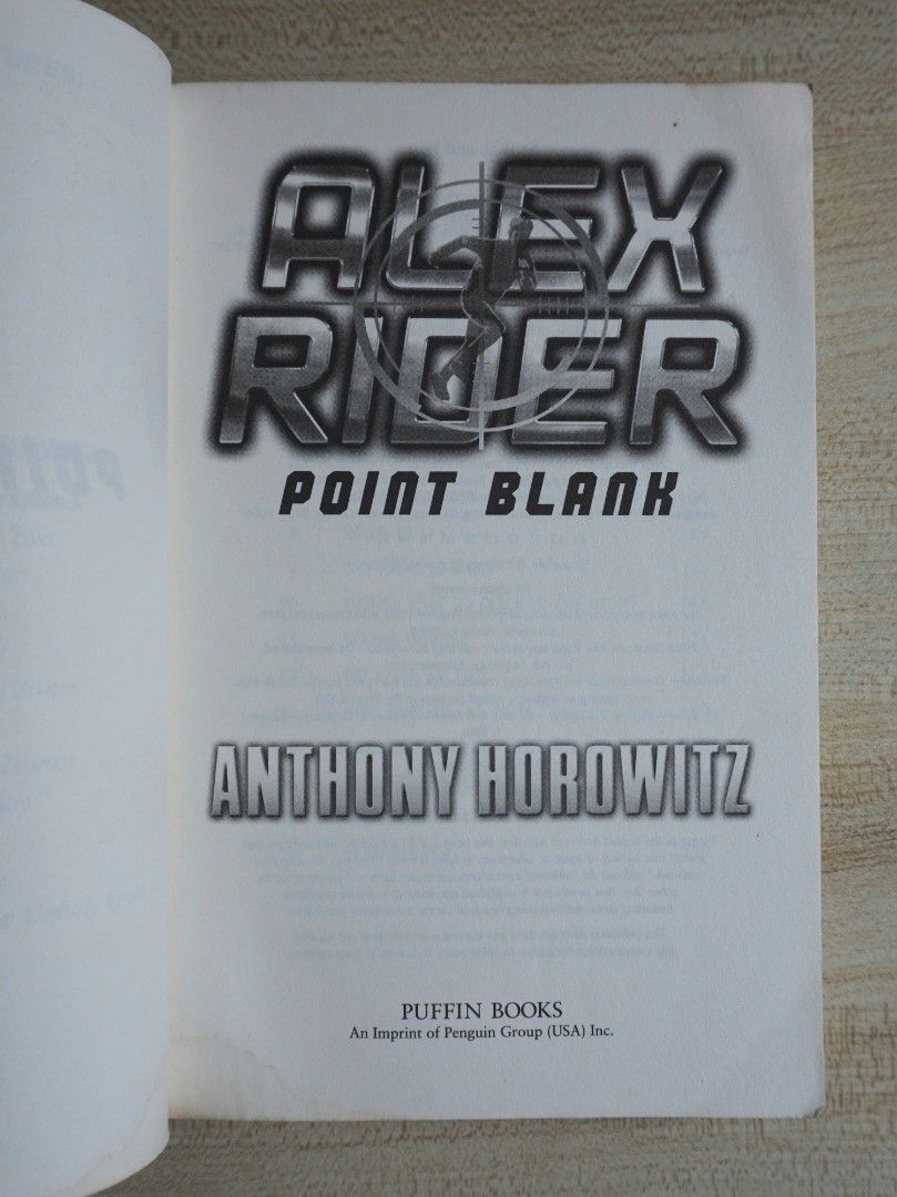 Alex Rider: Point Blank by Anthony Horowitz (Category: Storybooks) located in Bacoor. Submitted by sofymc (Listing ID 1404502696, Image 3). Description: 📖 Format: Paperback ✨ In very good condition, w/ slight tanning on pages only.