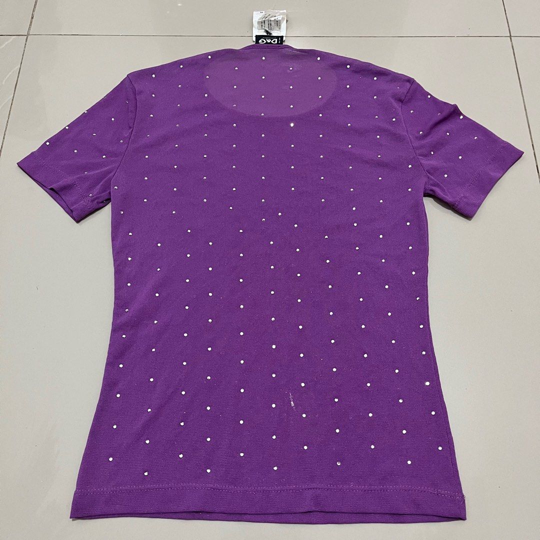 AW2001 DOLCE & GABBANA RHINESTONE MESH TOP (Category: Luxury Apparel) located in Cagayan de Oro. Submitted by middlesosa (Listing ID 1404526270, Image 2). Description: AW2001 DOLCE & GABBANA RHINESTONE MESH TOP SIZE SMALL - MEDIUM FITTINGS WAIST - 14 inches LENGTH - 21 inches STRETCHABLE✅ MADE IN ITALY EXCELLENT CONDITION 1k pesos DM ASAP IF INTERESTED📩.