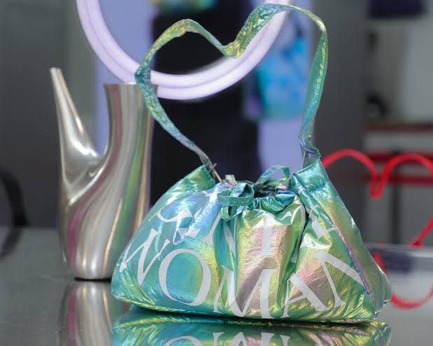 [Authentic] GentleWoman Dumpling Bag Metallic (Category: Luxury Bags & Wallets) located in Manila. Submitted by brandeditems4less (Listing ID 1404558273, Image 2). Description: Metallic Dumpling Bag Super pretty Bought from Bangkok Only tried Original price 3k RFS: too many bags.