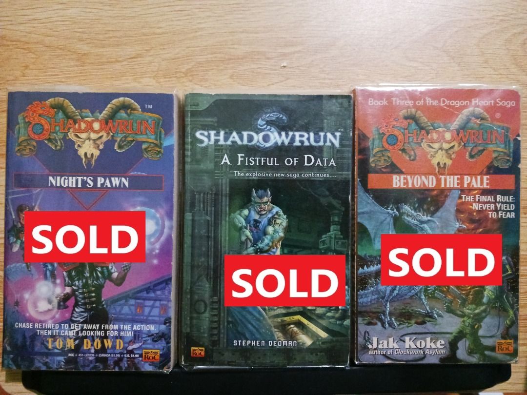 BUNDLE SALE: Assorted Novel Tie-In Books (Category: Storybooks) located in Antipolo. Submitted by letmesumup (Listing ID 1365961380, Image 2). Description: BUNDLE SALE: Assorted Novel Tie-In Books Get a 20% DISCOUNT when you buy in a bundle of at least three! See below for prices. Mode of Payment: Gcash, BDO Mode of Delivery: J&T Express, Grab, Lalamove (only within Metro Manila area) World of Darkness Novel Tie-Ins Strange City Edited by Staley 