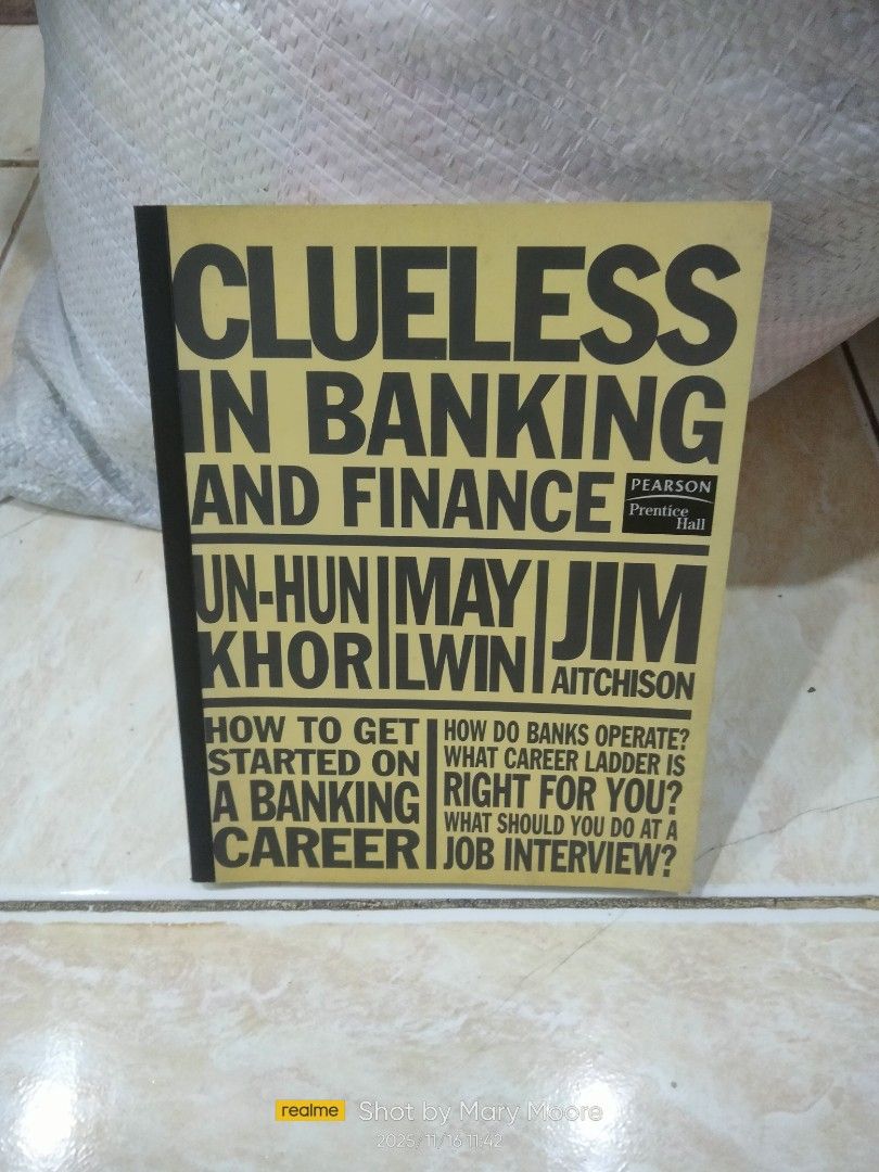 Clueless in Banking and Finance Book (Category: Textbooks) located in Manila. Submitted by moranolito25893 (Listing ID 1404401074, Image 1). Description: paperback.