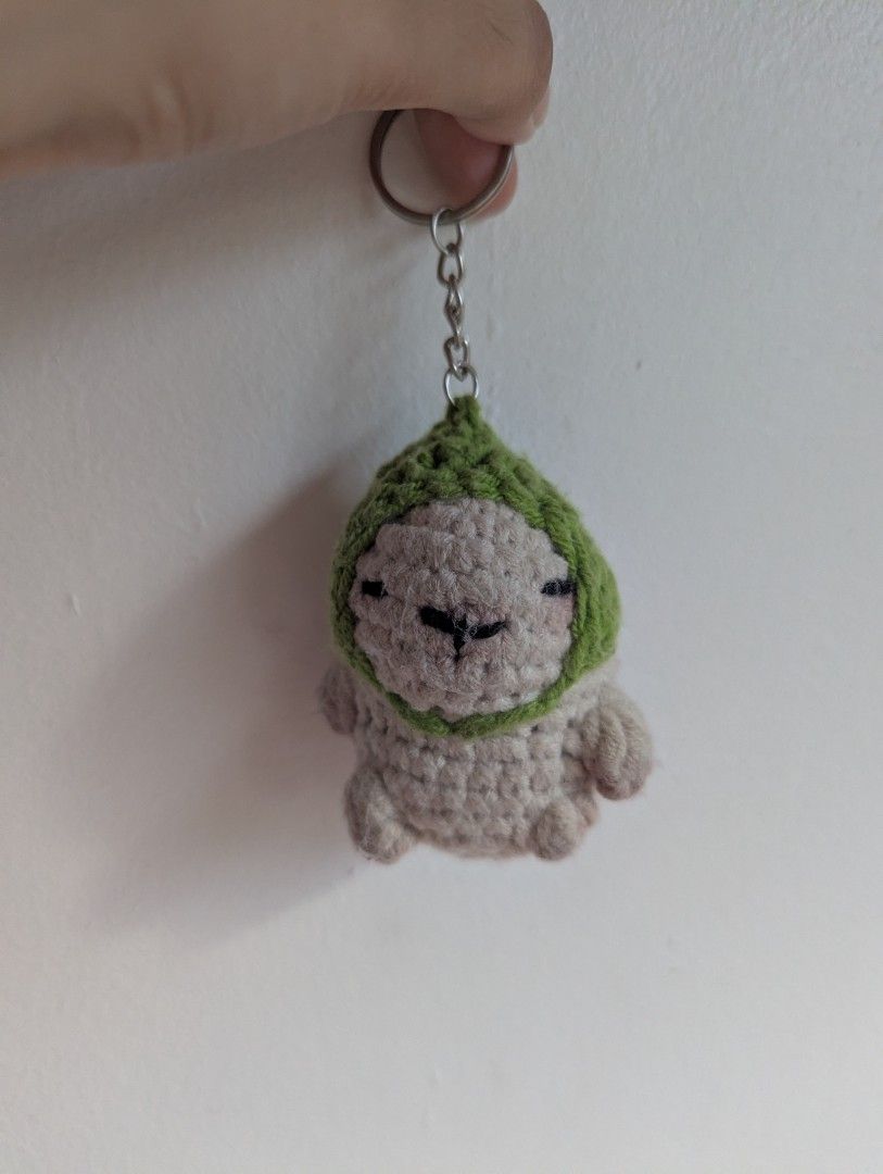 Handmade Crochet Capybara Keychain Bag Charm (Category: Handmade Craft) located in Manila. Submitted by alexiabubs (Listing ID 1404457851, Image 2). Description: HANDMADE CAPYBARA KEYCHAIN 🌻🐝 - Location: Las Piñas City - MOP: GCASH PM for more queries ~ [tags: bag charm, cute keychain, keychain, plush, capybara].