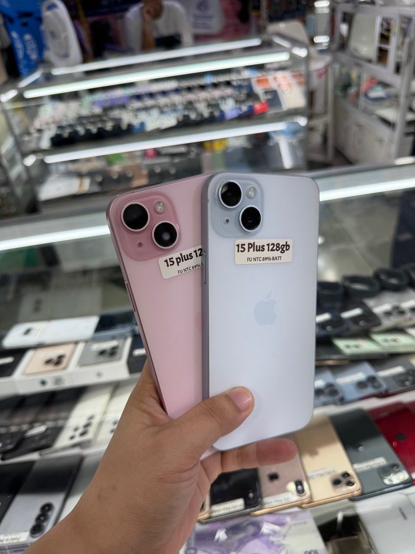 Iphone 15 Plus 128gb 89% batt FU NTC (Category: iPhone 15 Series) located in San Juan City. Submitted by keannagadgetph (Listing ID 1404552088, Image 2). Description: Available Units for today's POST! Iphone 15+ / 128gb / FU / NTC / 89% BATT - good condition - 97% Makinis - good battery - no issue / repair - Any colors available ~ Accepting SWAP / TRADE IN / INSTALLMENT / BINTA UNIT ~ CASH ON DELIVERY METRO MANILA / LBC PAYMENT FIRST ~ Store loca