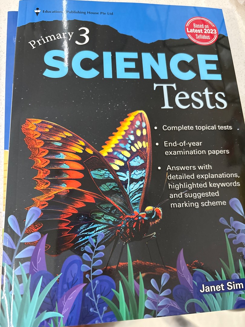 Janet Sim Science Janet Sim Primary 3 Science Tests - Based on Latest 2023 Syllabus ...